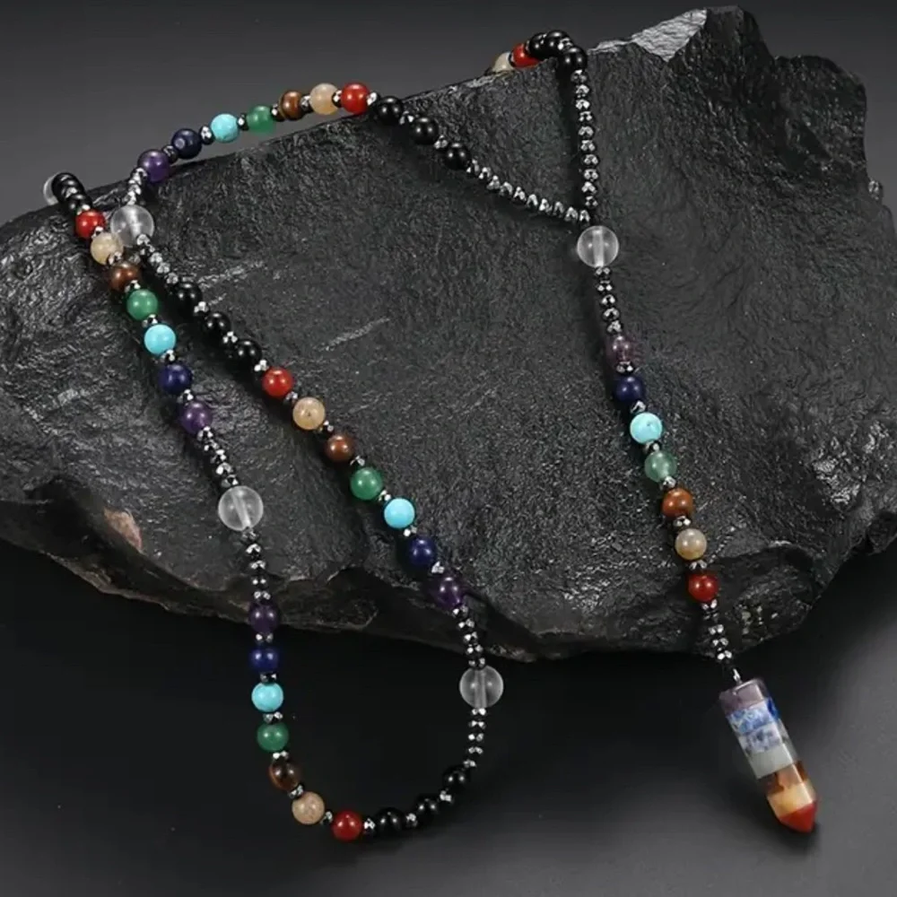 Rainbow Chakra necklace